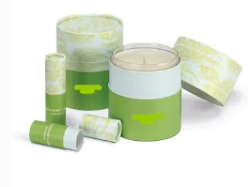 Custom Set Up Round Paper Box with Lid