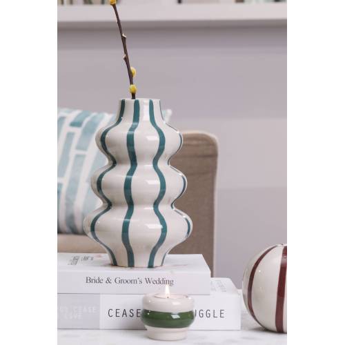 Modern Stripe Ceramics Vase