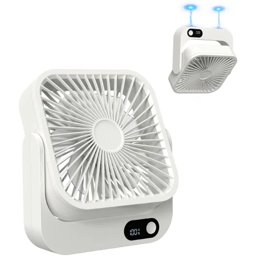Strong Magnetic Base Light Portable Desktop Mini Fan