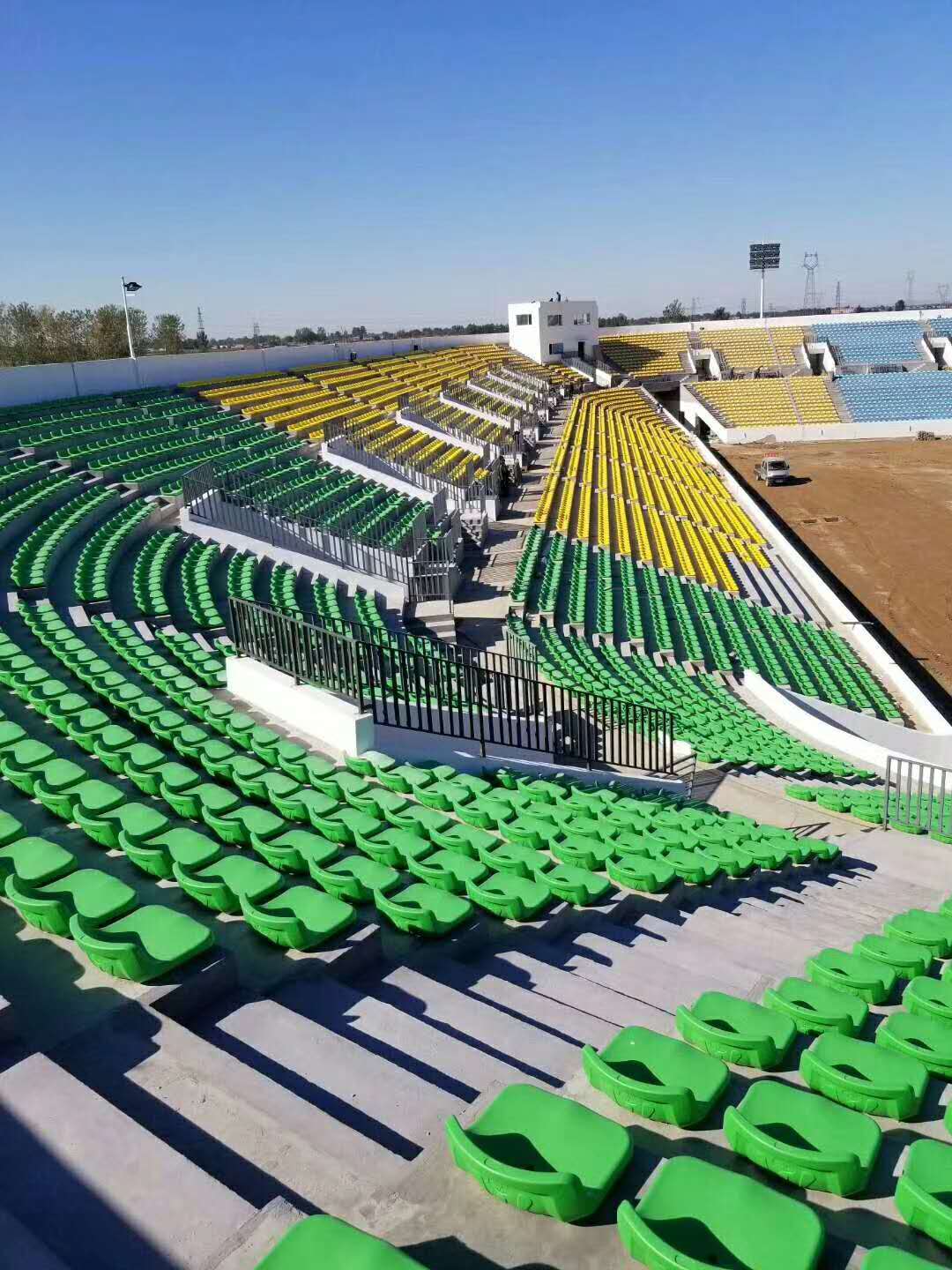 UV and Fire-Resistant Football Stadium Seats