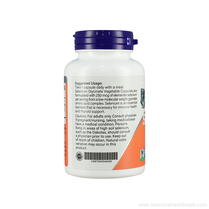 Selenium Capsules L Selenomethionine Mineral Supplement