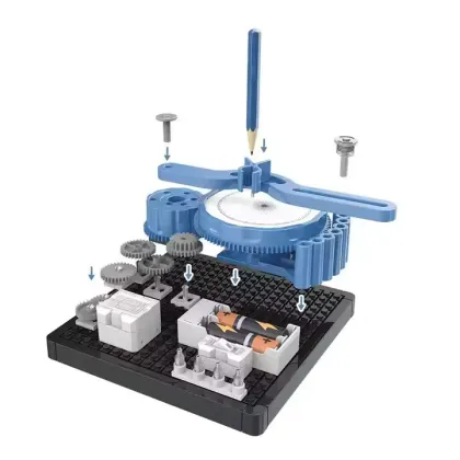 DIY Assembly Physics Scientific Experiment Kit Electric Drawing Instrument Circuit Machinery Educational Toys For Kids