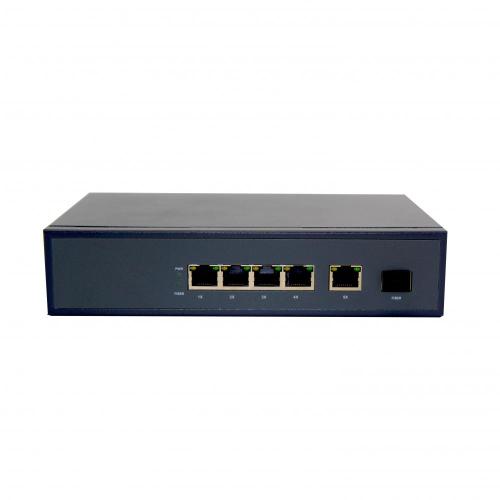 4 Port POE Switch 1PON 1SFP Stable