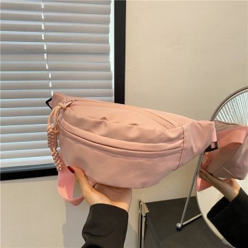 2025 New Fashion Wholesale Custom Logo Canvas Fanny Pack