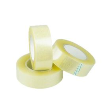 Transparent packaging tape is easy to stick