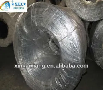 Galvanized wire for grape trellis