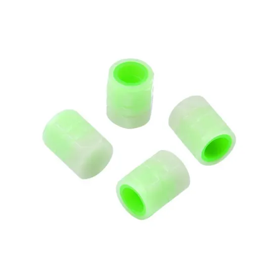 Glow-in-the-Dark Luminous Tire Valve Caps for Motorcycle and Car Wheel Dust Valve Covers