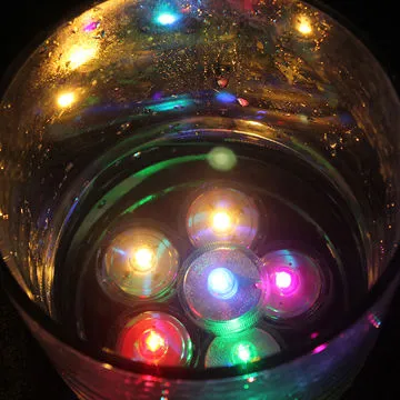 Christmas LED candle with multicolor