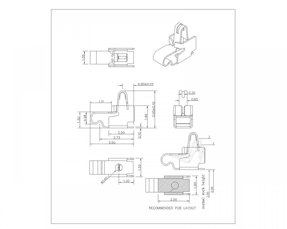 SF-035-X-X-02 Spring Finger L 3.5MM