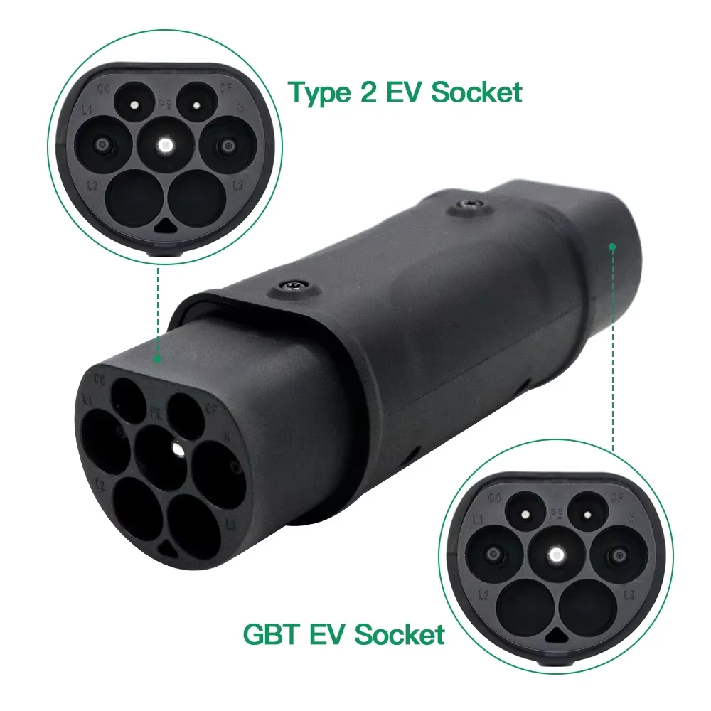 Type2 to GBT Ev Charger Adapter