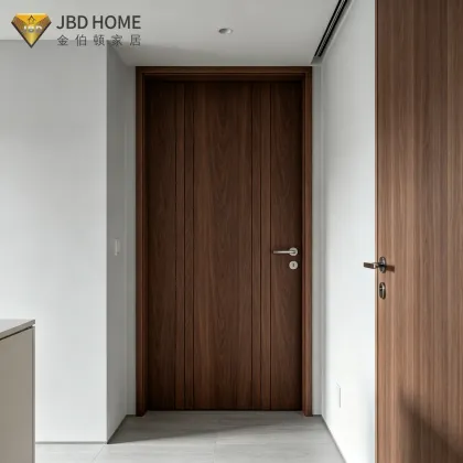 Sustainable Paint-Free Internal Wood Door for Apartment