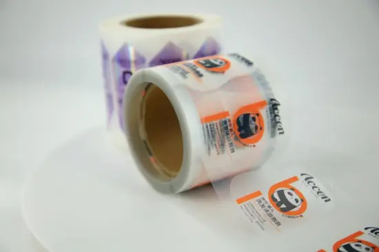 Transparent sticker vinyl label sticker cosmetics sticker