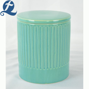 Fashion style storage container ceramic crack sealed tank