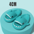 Köpekbalığı terlikleri yaz eva karikatür komik slaytlar unisex