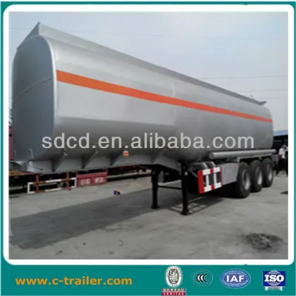CIMC 30000L-60000L 3 axles oil tanker trailer transporter for trucks and trailers