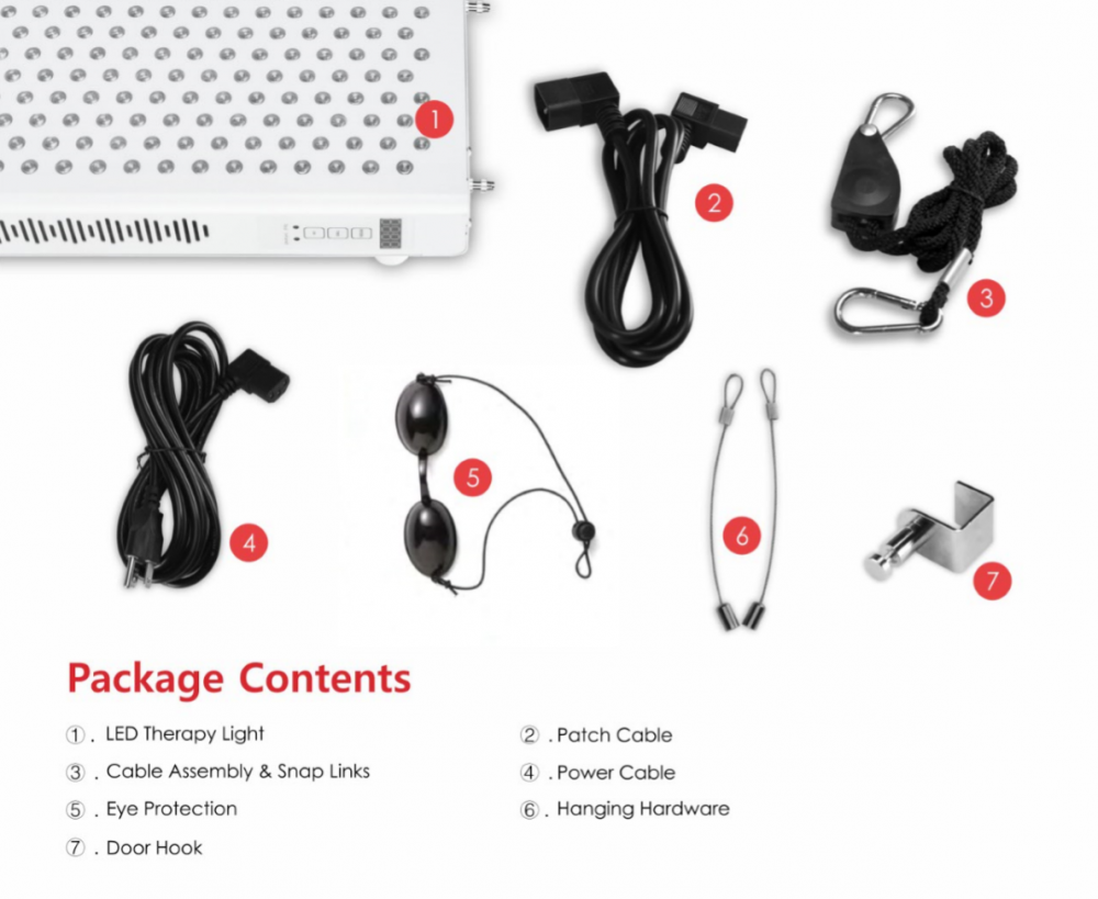 LED Red Light Therapy Panel Pain Relief