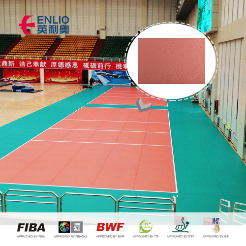 BWF aprovou baixo preço profissional de voleibol ambiental, piso esportivo de badminton interno