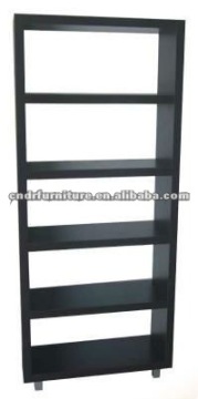 black wooden bookcase