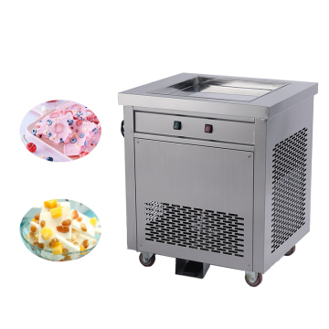 Electric Fried Ice Cream Roll Machine: Freezing Pan & Yogurt Fry for Making Delicious Ice Cream Rolls