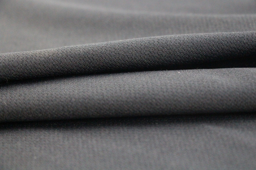 Polyester and Cotton Black Flame Retardant Knitting Fabric China ...