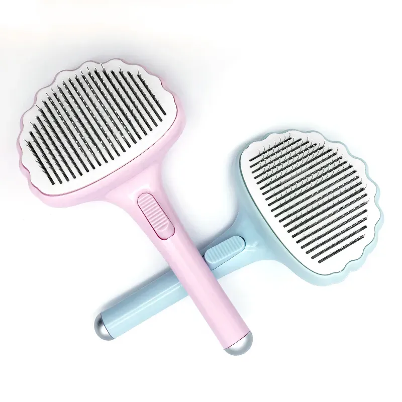 Self-Cleaning Slicker Brush for Dogs and Cats