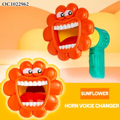  Battery Operated Voice-Changing Plastic Toy Trumpet Loudspeaker for Kids