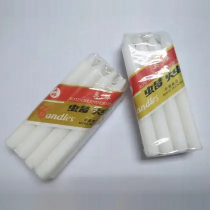 African wax candle white candles supplies