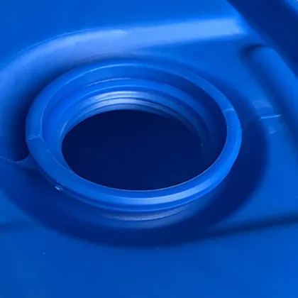 120L Double-Ring Closed Plastic Bucket for Chemicals and Fertilizers