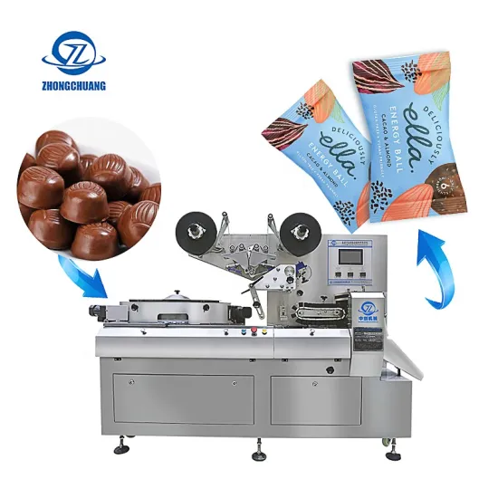High Speed Candy Pillow Packing Machine with Three Servo Motors