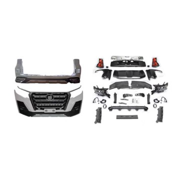 Kit per il corpo per auto per Prado 2010-2017 al 2018-2020: paraurti posteriore anteriore con griglia e luci