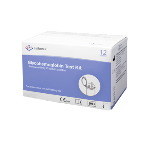 BioHermes Handheld glicosilado Kit de teste de hemoglobina