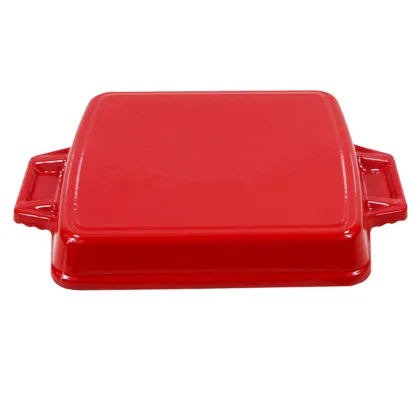 2024 Trendy Enamel Square Cast Iron Loaf Casserole Dish: Custom Bakeware Sets & Roasting Pan