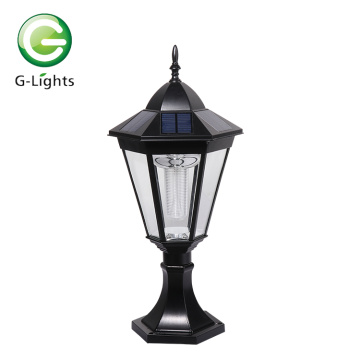 IP65 main gate post solar led pillar light