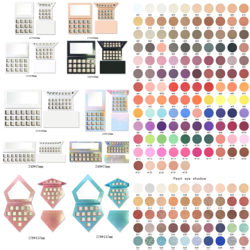 Wholesale Custom Pigmented Multichrome Eyeshadow Palettes for Private Label