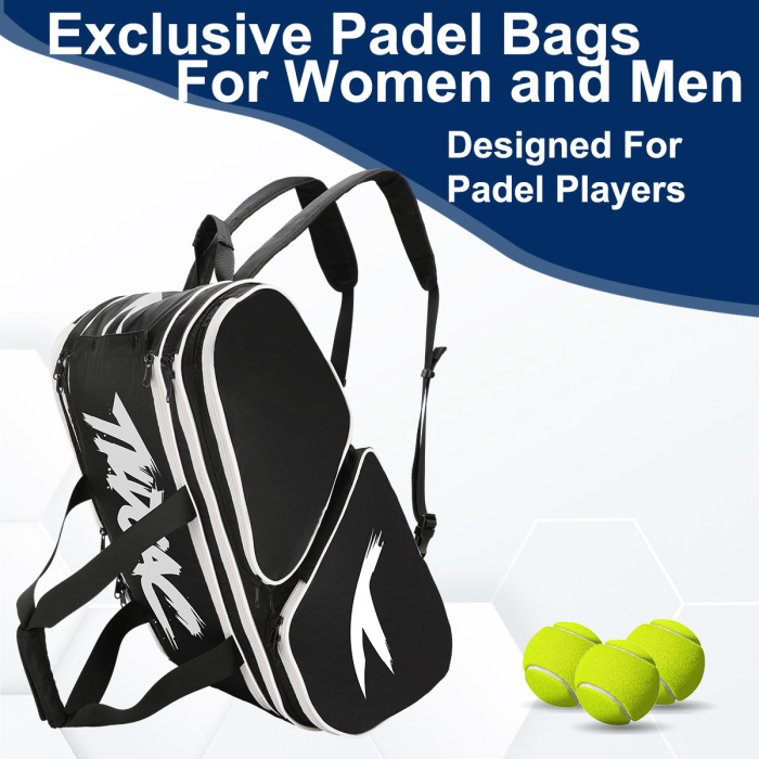 Padel Racket Sports Bags for Pickelball Backpack Bag