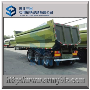 3 axles U-shape Rear Dump Semi-trailer