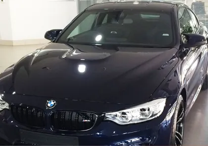 gloss midnight blue car wrap vinyl