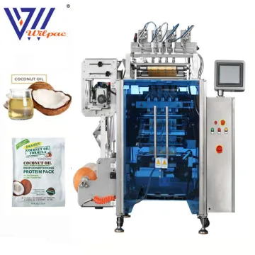 Professional Multi Nozzle Vertical Form Fill Seal Liquid Shampoo Filling Machine