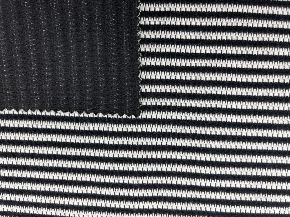 Tecido Jacquard 63% Poliéster 35% Algodão 2% Spandex Jacquard