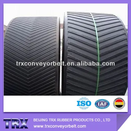 Chevron Fabric Conveyor Belt