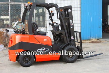 2.5ton load capaity LPG forklift gasoline forklift truck
