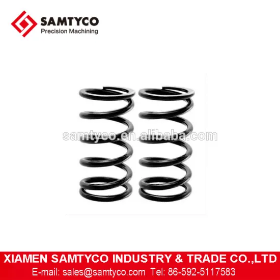 Customized CNC Machined Stainless Steel Aluminum Black Powder Coat Springs With Low Price And Good Quality