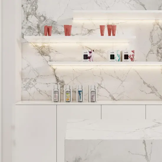 High-Quality 1200x2400mm Sintered Stone Tiles: Ideal for TV Wall Background in Living Rooms, Bedrooms, and Villas