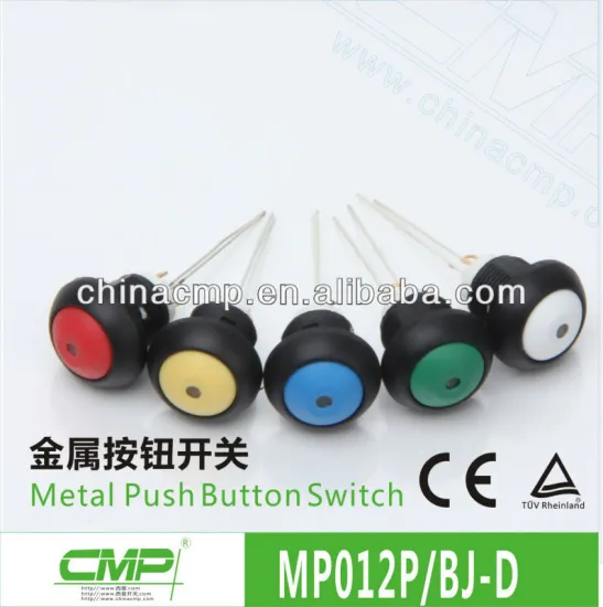 The Lowest Price 12mm Waterproof Push Button,N.O Momentary Mirco Push Button Switch