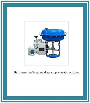 fast type BZH series Pneumatic Linear Turn value Actuators