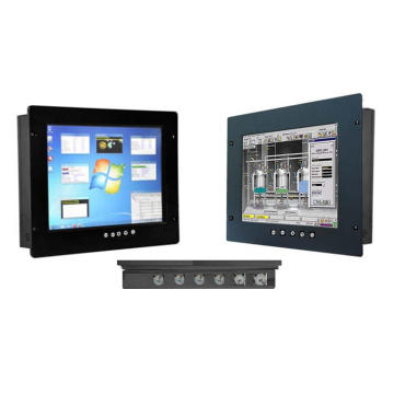 Moniteur à écran tactile LCD étanche industriel IP65