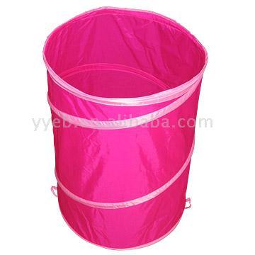 Round Polyester Pop Up Trash Can