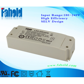 SELV Diseño constante de corriente Ac-Dc LED Driver