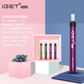 Iget xxl Vape desechable 1800 bocanadas