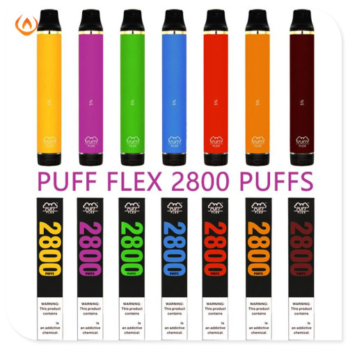 Todos os sabores Puff Flex 2800 Puffs